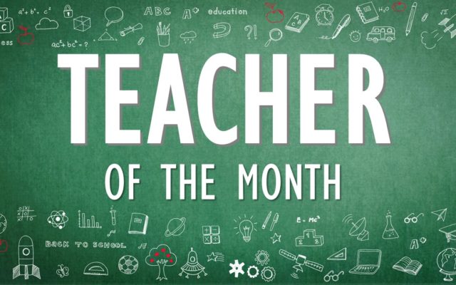 Teacher of the Month Winner
